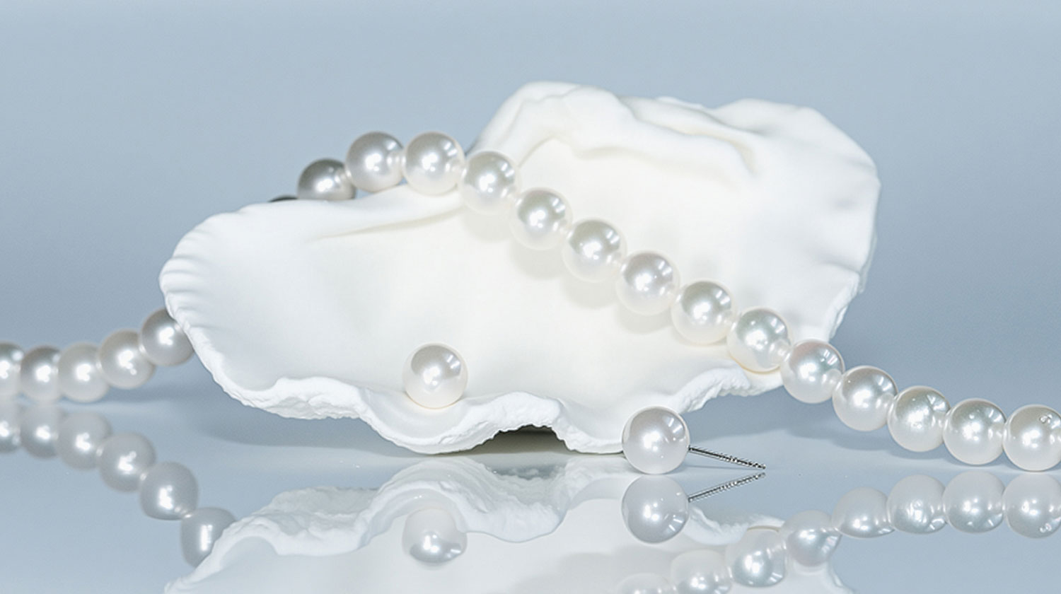 花珠真珠ネックレスのイメージ