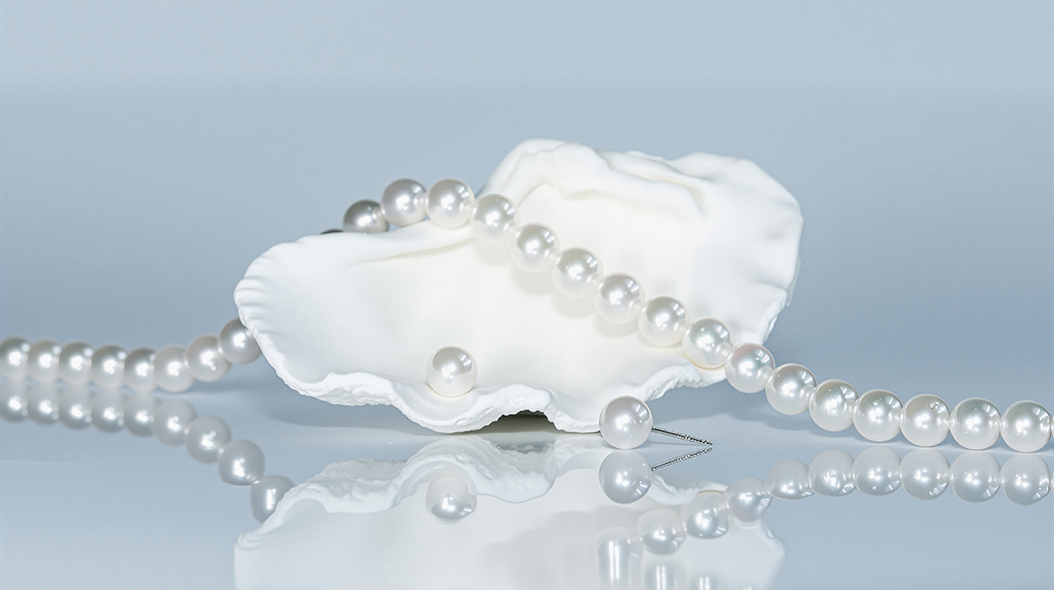 花珠真珠ネックレスのイメージ