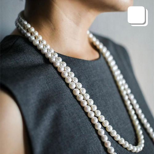あこや真珠 ロングネックレス