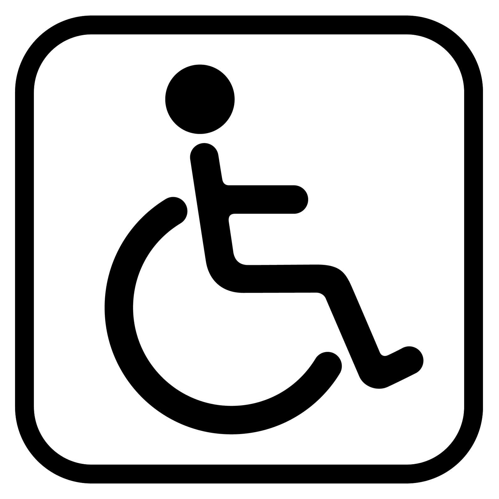 車椅子大丈夫イラスト