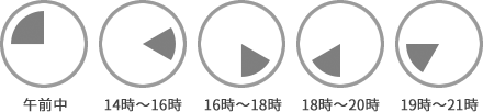 指定可能時間：午前中 ／14時～16時 ／16時～18時 ／18時～20時 ／19時～21時