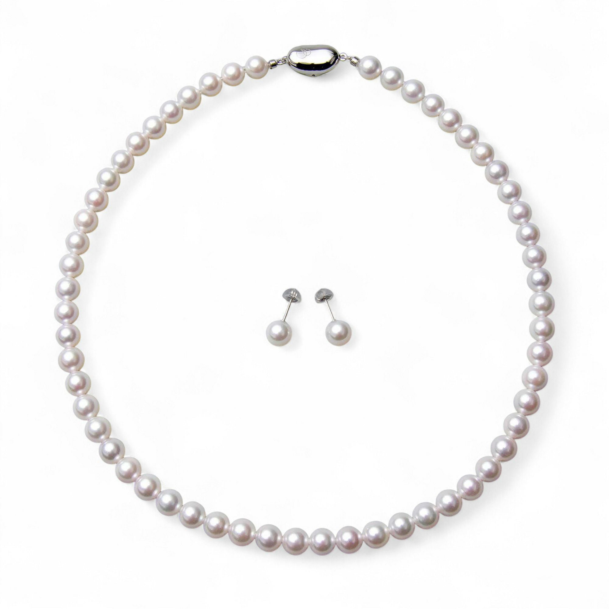 WEB限定】あこや真珠 ネックレスセット 7.0-7.5mm -Superior- | 7.0-8.0mm