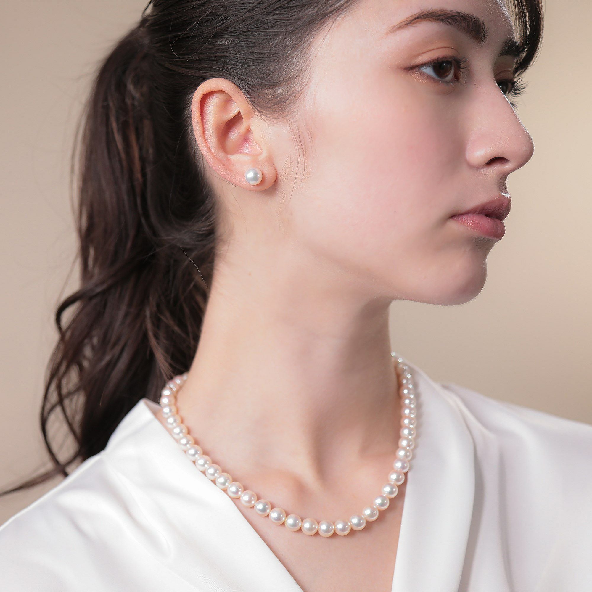 WEB限定】あこや真珠 ネックレスセット 8.0-8.5mm -Superior- | 8.0-9.0mm