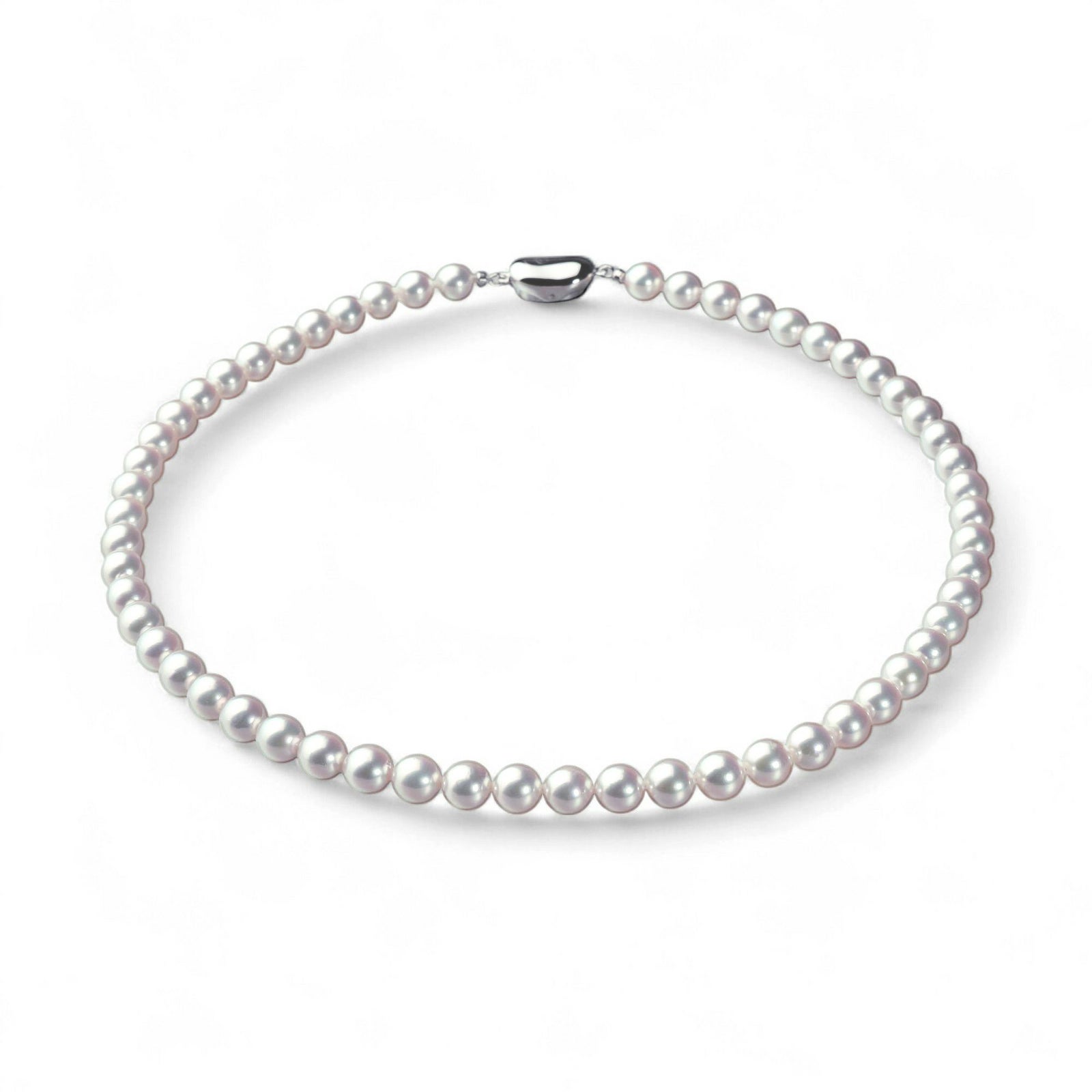 花珠真珠 ネックレス 7.0-7.5mm ≪トップクオリティ花珠≫ 最高品質 AAA 花珠鑑別書付 パールネックレス [n5][1-5252]（真珠ネックレス アコヤ真珠 本真珠）（冠婚葬祭 フォーマル 入学式 卒業式 成人式 厄除け 結納 贈答）