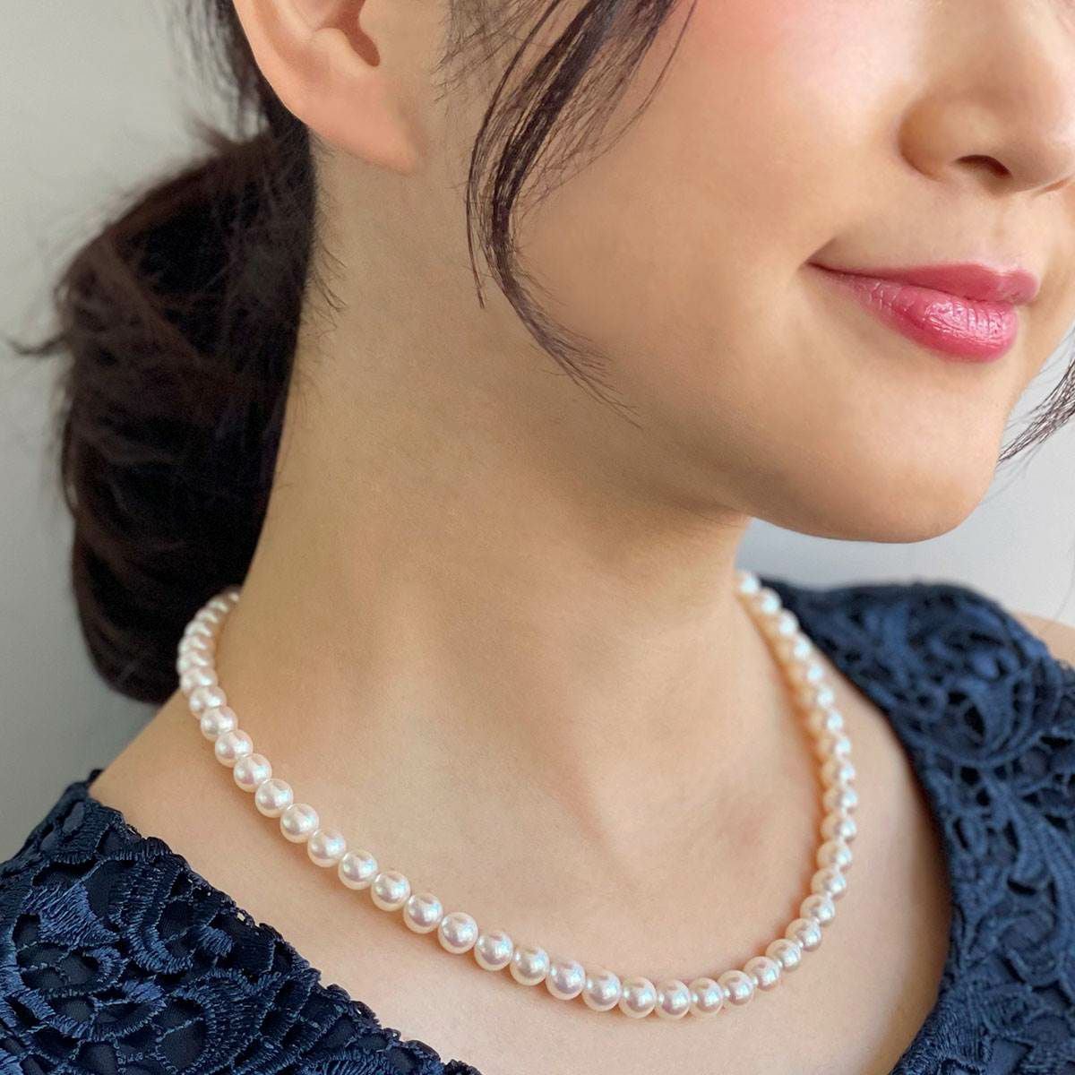 花珠級✨あこや パール ネックレス Pearl Necklace 約9mm 花珠真珠 ネックレス7.0-7.5mm | WSP（ダブルエスピー）公式サイト