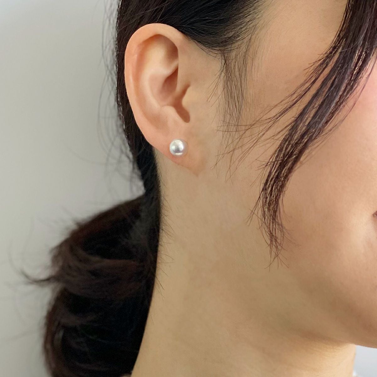 オーロラ花珠真珠 ピアス7.5-8.0mm PT900 | WSP（ダブルエスピー）公式