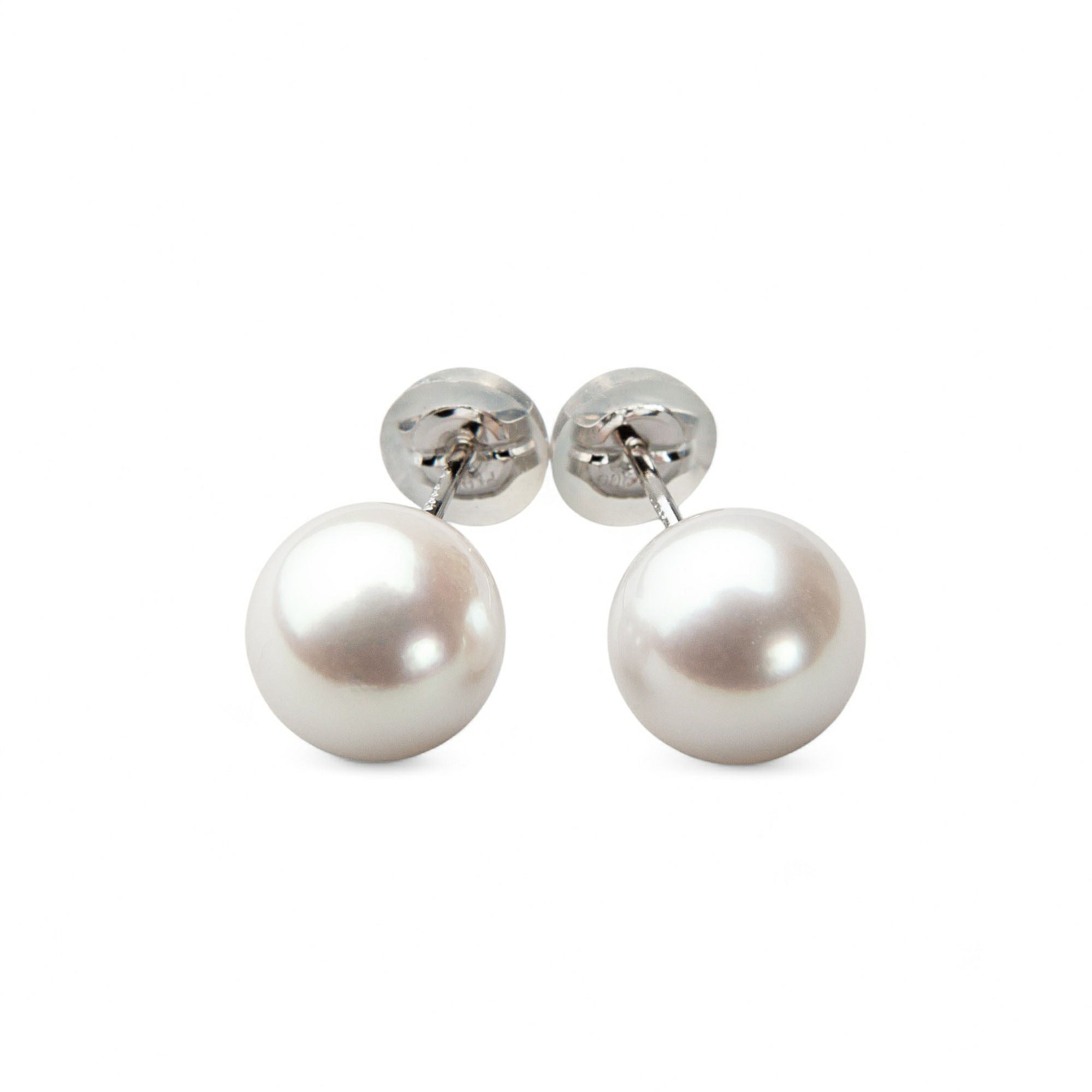 オーロラ花珠真珠 ピアス8.0-8.5mm PT900 | 花珠真珠ピアス・イヤリング