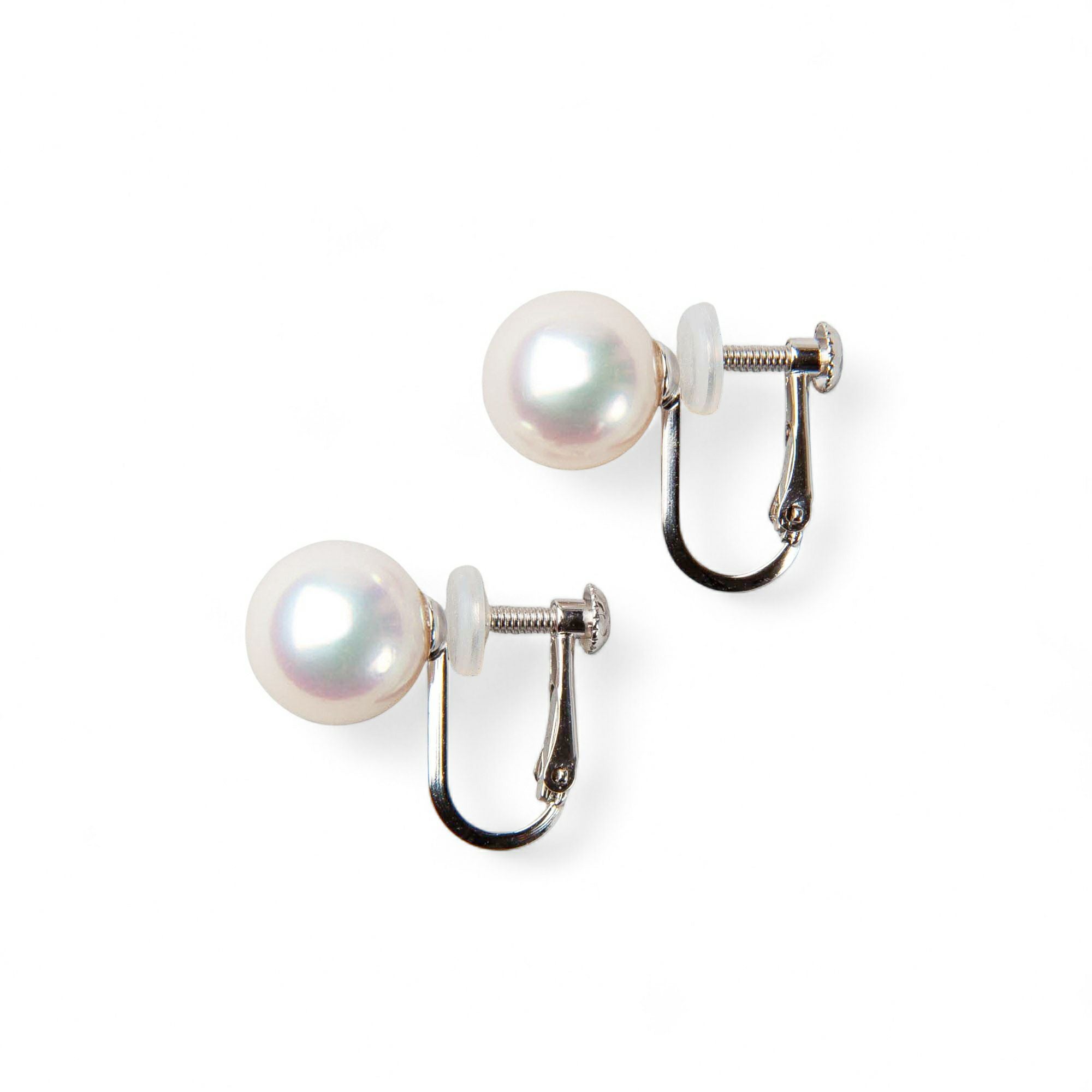 あこや真珠 イヤリング8.0-8.5mm K14WG | あこや真珠ピアス・イヤリング