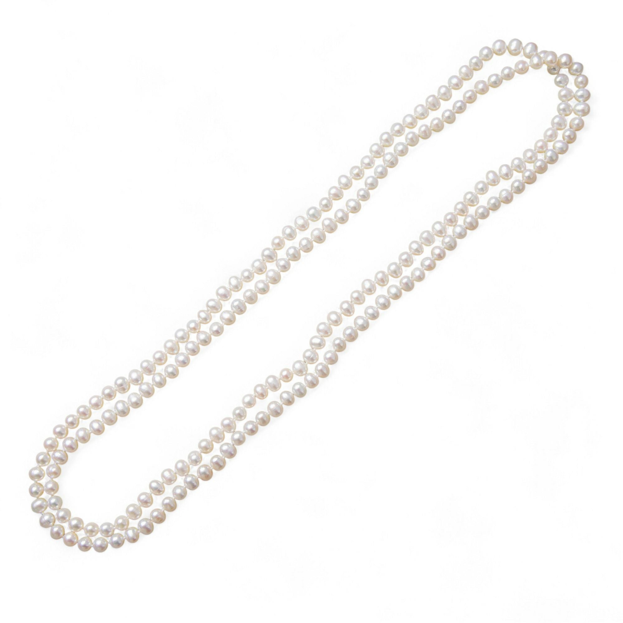 淡水真珠 ロングネックレス 5.5-6.5mm 120cm | WSP（ダブルエスピー