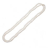 淡水真珠 ロングネックレス　5.5-6.5mm　120cm