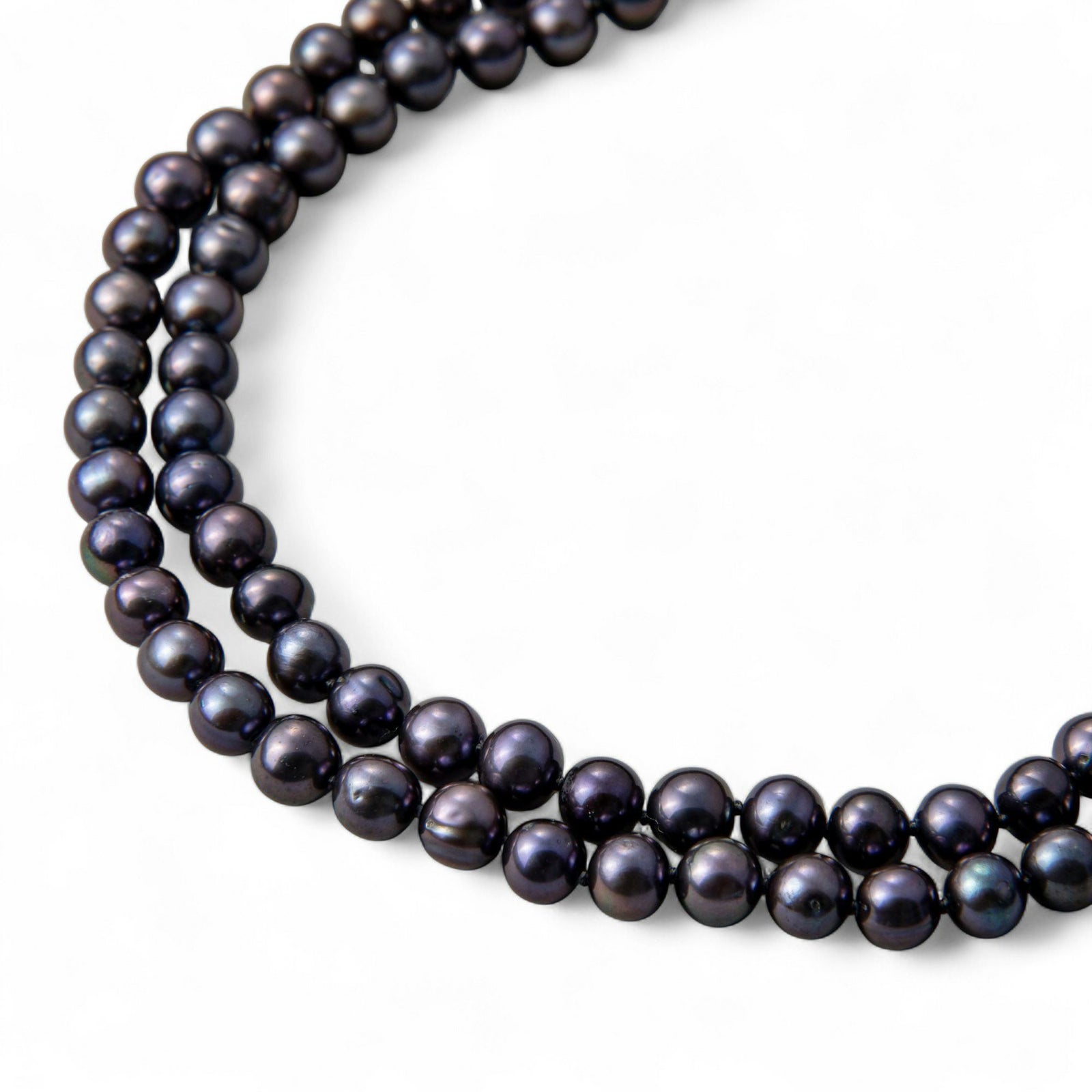 淡水真珠 ロングネックレス　5.5-6.5mm　120cm