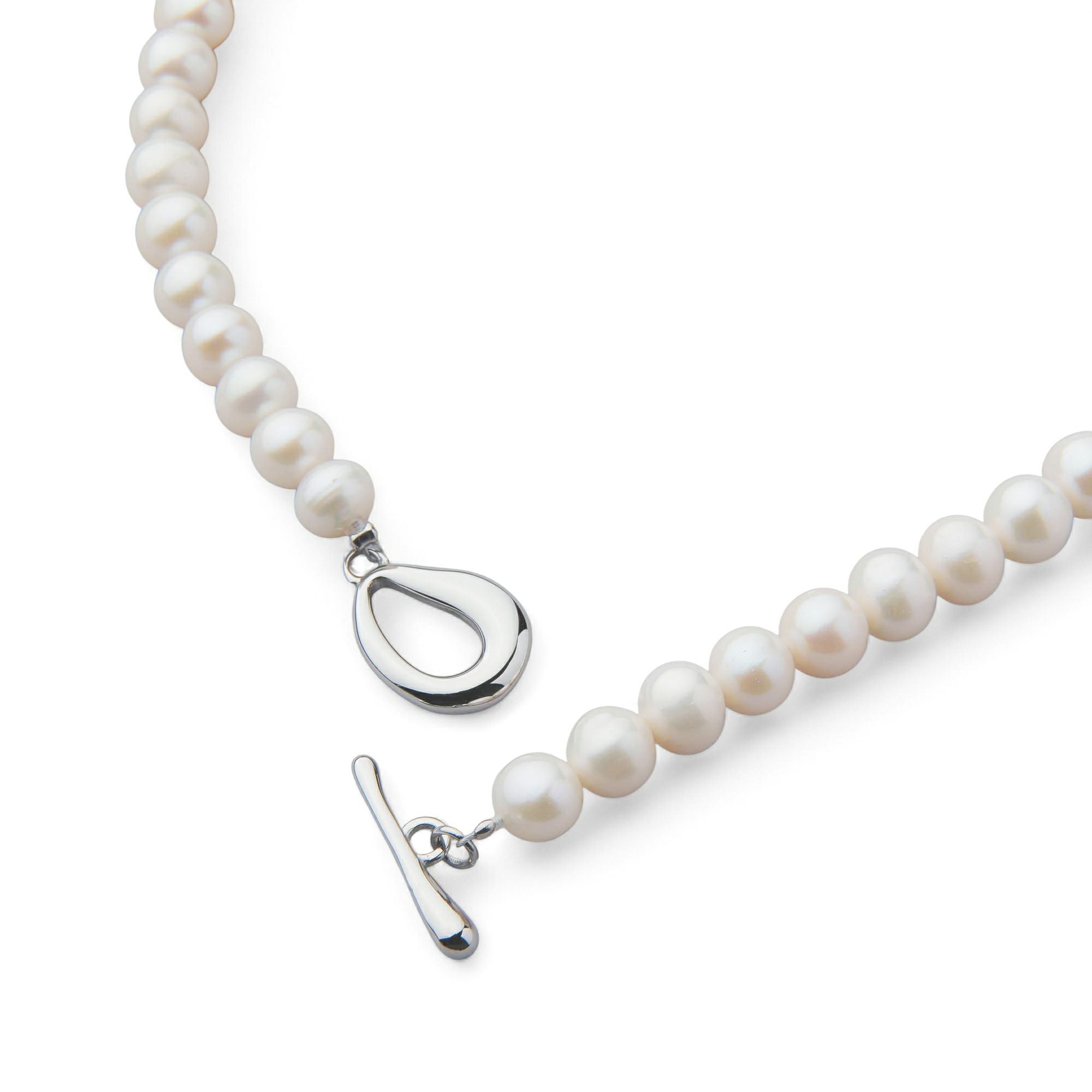 淡水真珠 ネックレス6.5-7.0mm アジャスター/マンテル | 淡水真珠