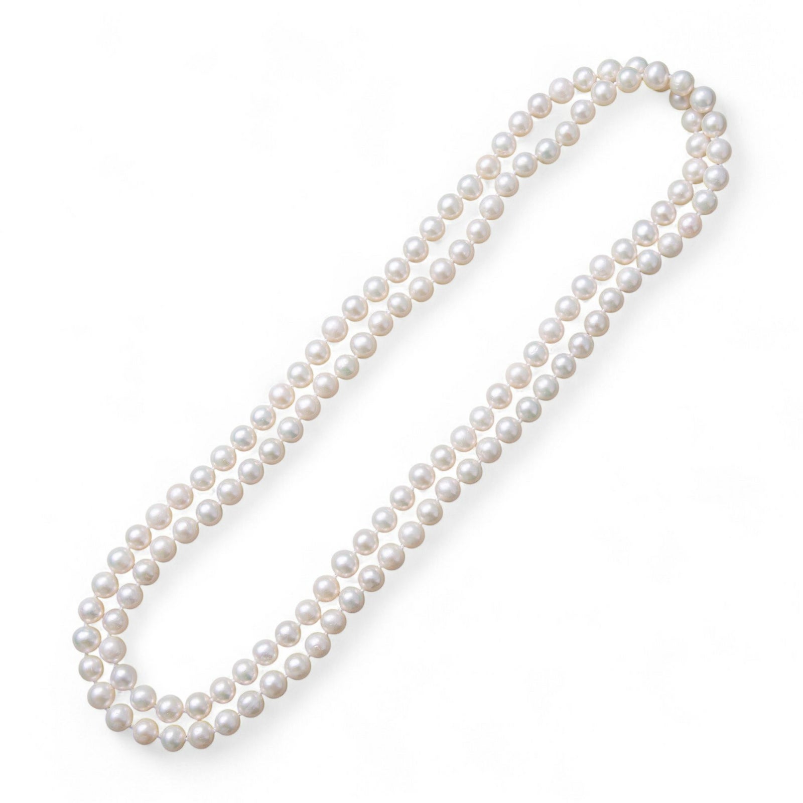 淡水真珠 ロングネックレス7.0-8.0mm　100cm