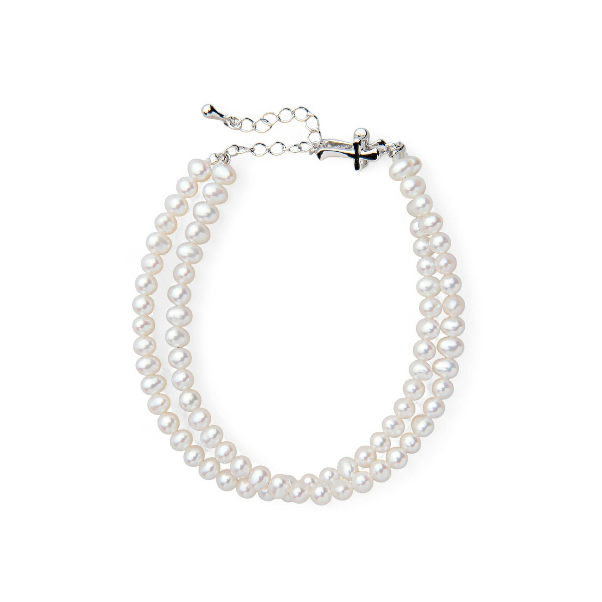 WEB限定】淡水真珠 2連 ブレスレット 4.0-5.0mm | ブレスレット・念珠