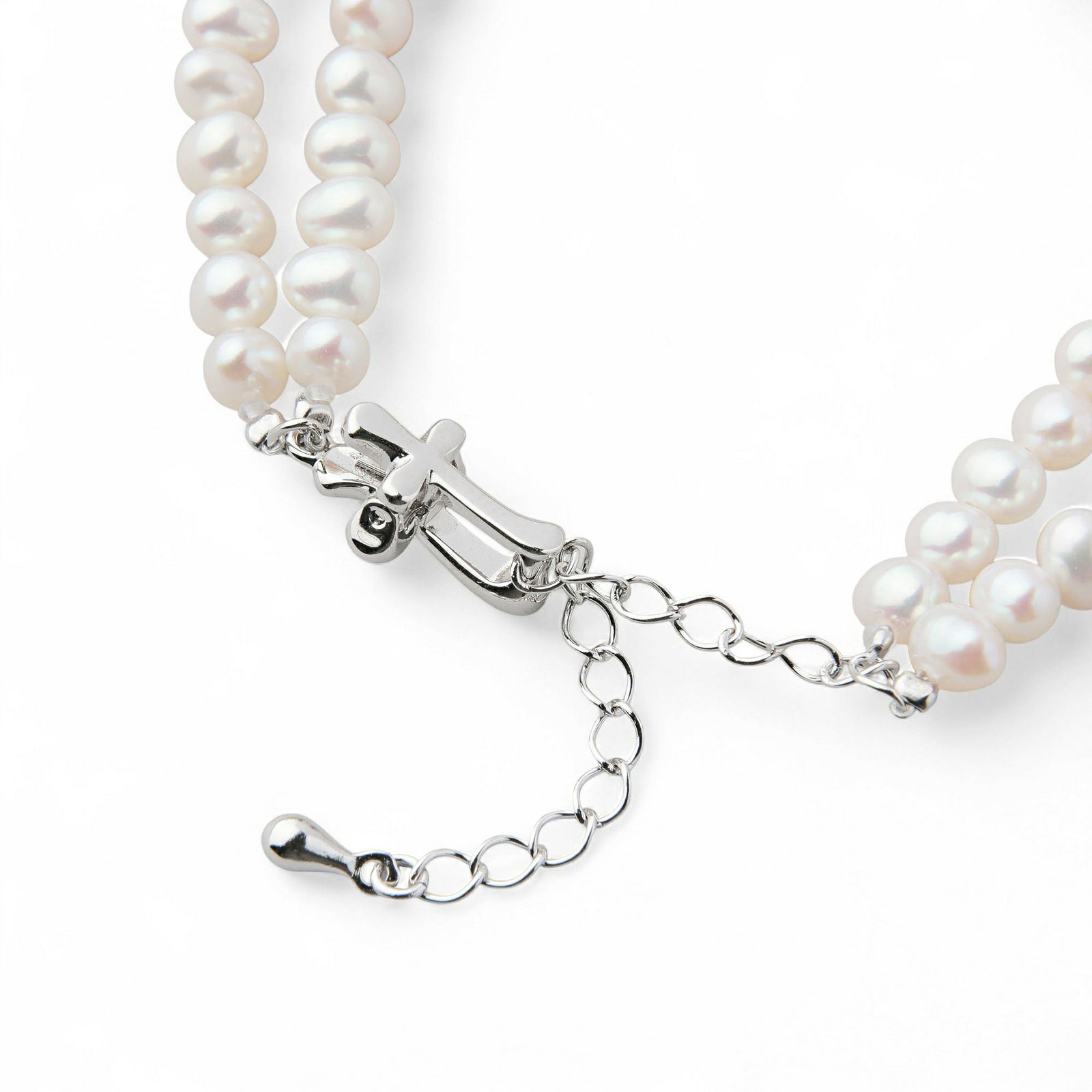 淡水真珠 2連 ブレスレット 4.0-5.0mm