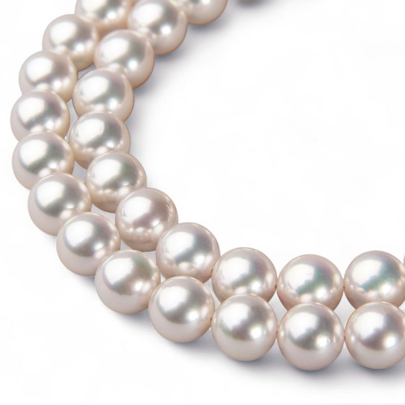 花珠真珠 ネックレス 8.5-9.0mm ≪グッドクオリティ花珠≫ AAA 花珠鑑別書付 パールネックレス [n3][1-5140]（卸直販 還元価格）（真珠ネックレス アコヤ真珠 本真珠 高品質）（冠婚葬祭 フォーマル 入学式 卒業式 成人式 厄除け）