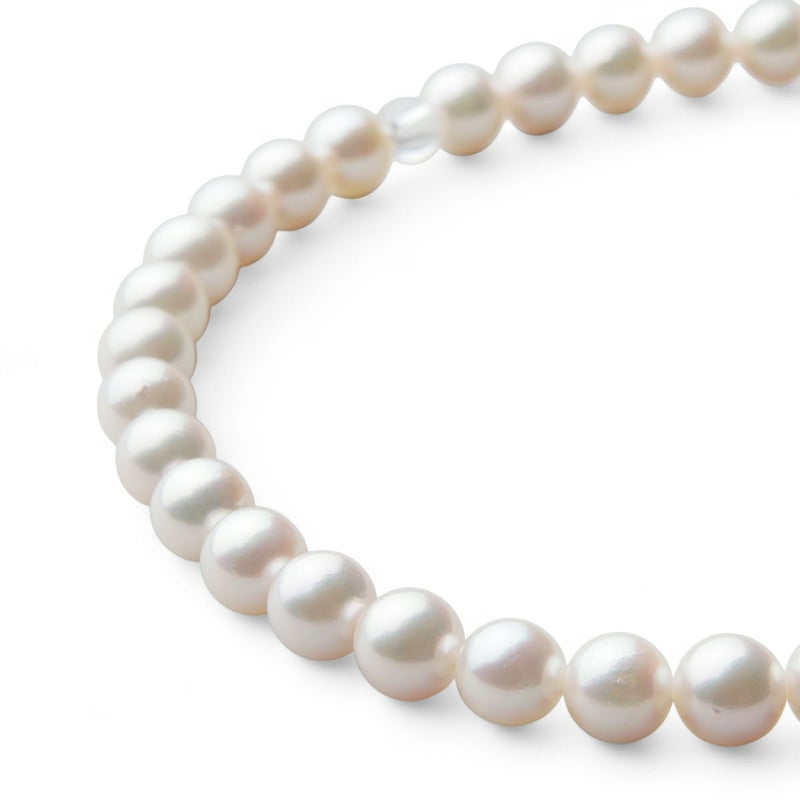 あこや真珠 念珠7.0-7.5mm　正絹房