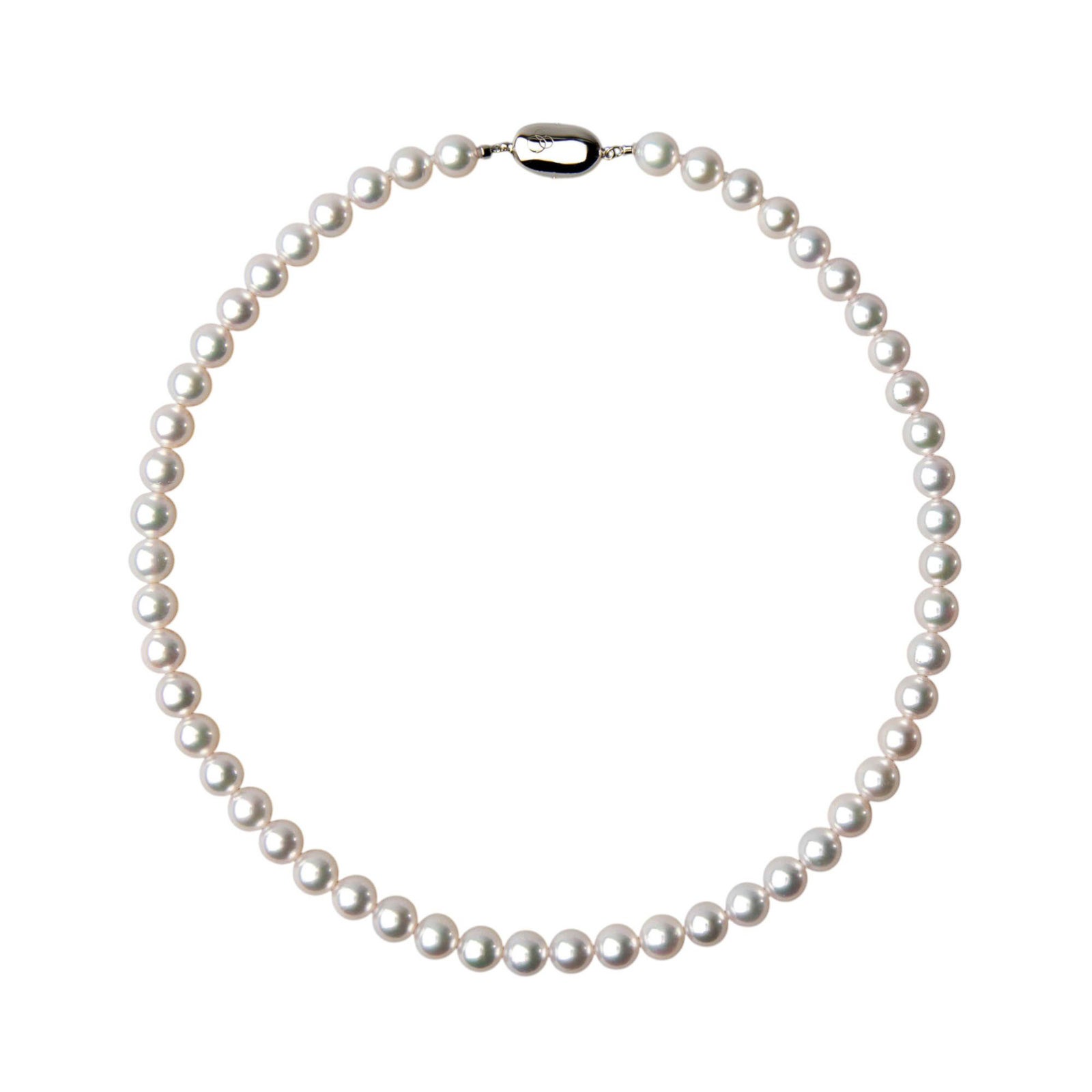 花珠真珠 ネックレス 7.5-8.0mm ≪ハイクオリティ花珠≫ 高品質 AAA 花珠鑑別書付 パールネックレス [n4][1-5141]（真珠ネックレス アコヤ真珠 本真珠）（冠婚葬祭 フォーマル 入学式 卒業式 成人式 厄除け 結納）