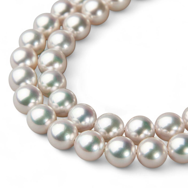 花珠真珠 ネックレス 8.5-9.0mm ≪ハイクオリティ花珠≫ 高品質 AAA  花珠鑑別書付 パールネックレス [n4][1-5142]（真珠ネックレス アコヤ真珠 本真珠）（冠婚葬祭 フォーマル 入学式 卒業式 成人式 厄除け）