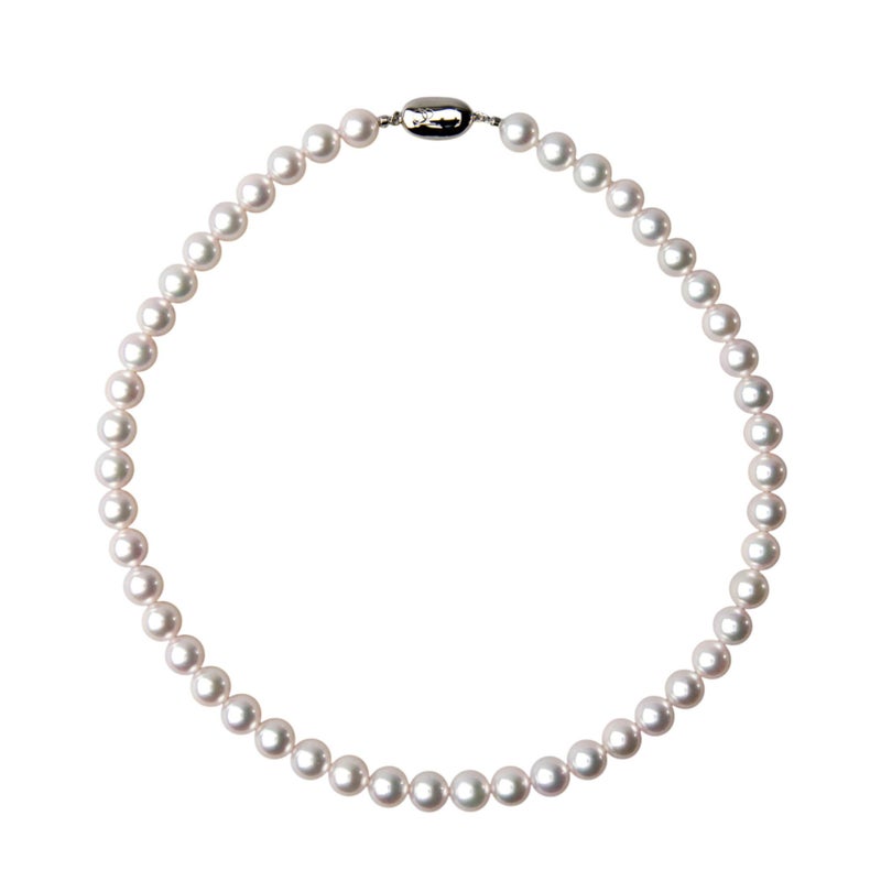 花珠真珠 ネックレス 8.5-9.0mm ≪ハイクオリティ花珠≫ 高品質 AAA  花珠鑑別書付 パールネックレス [n4][1-5142]（真珠ネックレス アコヤ真珠 本真珠）（冠婚葬祭 フォーマル 入学式 卒業式 成人式 厄除け）