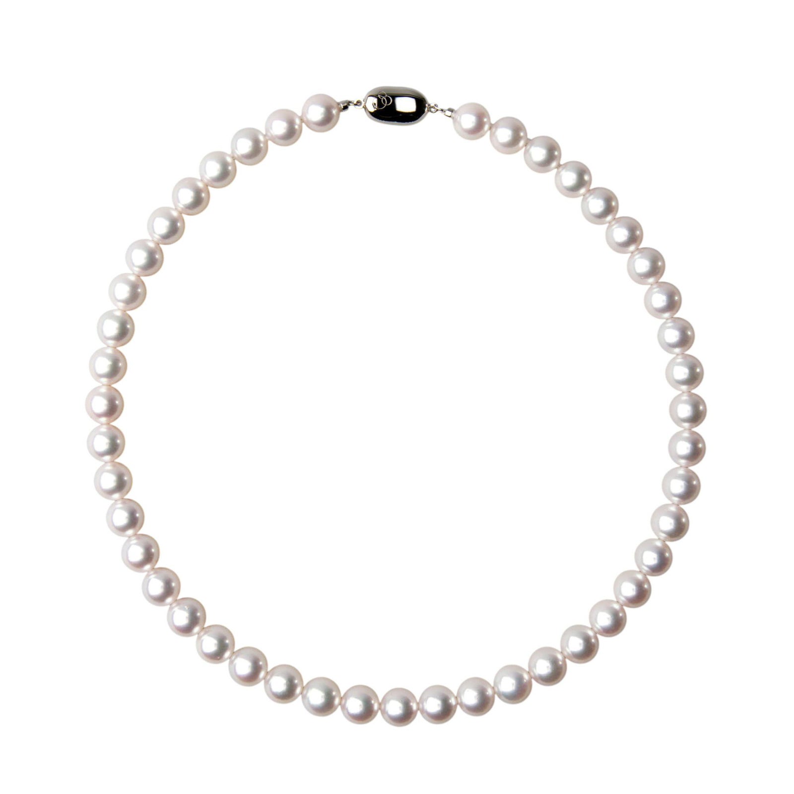 花珠真珠 ネックレス 【希少な大珠】9.0-9.5mm ≪ハイクオリティ花珠≫ 高品質 AAA  花珠鑑別書付 パールネックレス [n6][1-5218]（アコヤ真珠 真珠ネックレス 本真珠）（冠婚葬祭 フォーマル 入学式 卒業式 成人式 厄除け）