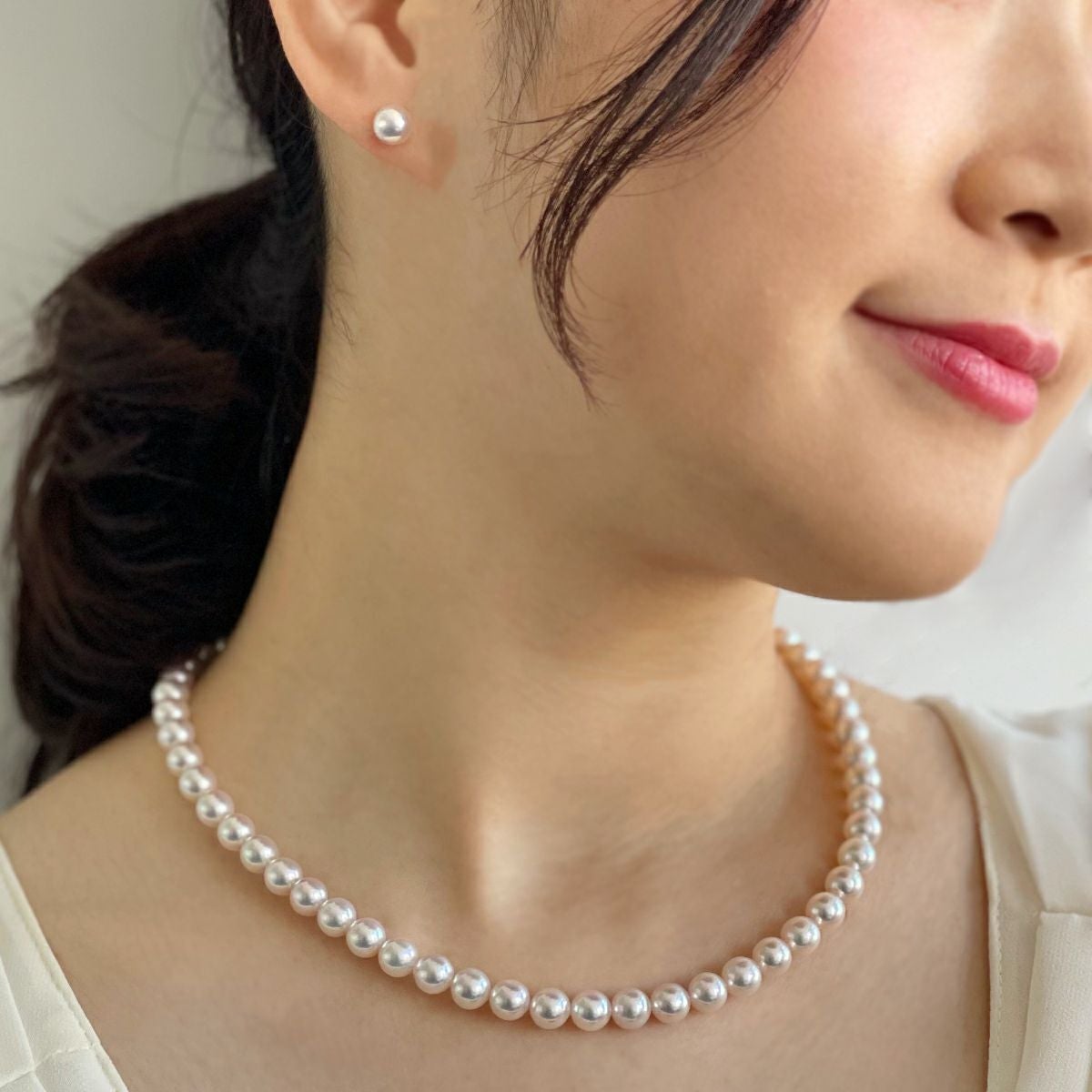 花珠真珠 ネックレスセット7.0-7.5mm [WSP] | WSP（ダブルエスピー