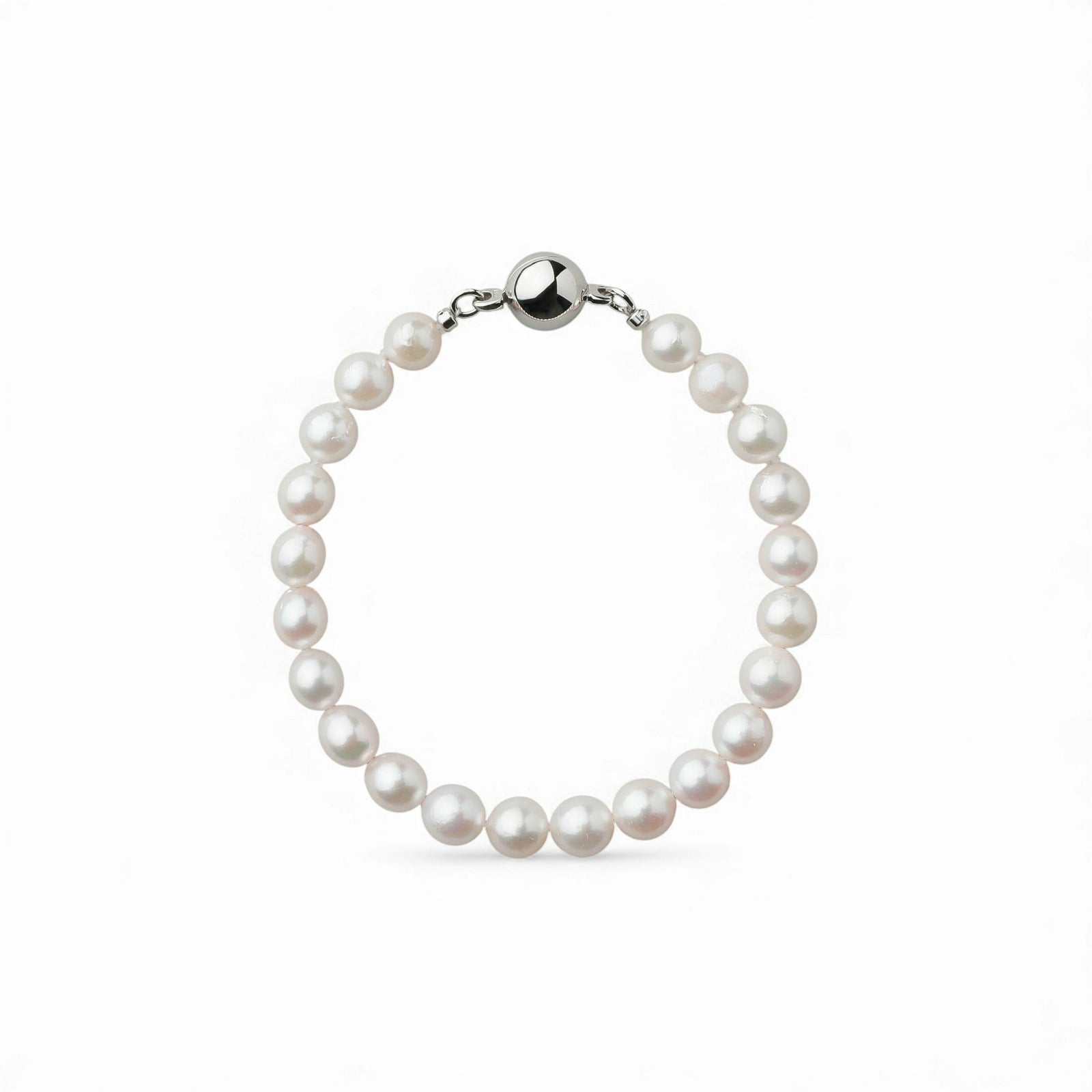 あこや真珠 ブレスレット 7.0-7.5mm　SV925