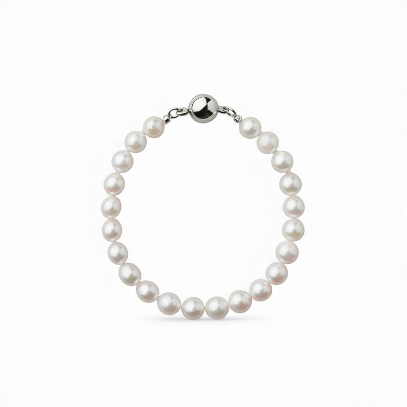 あこや真珠 ブレスレット 7.0-7.5mm　SV925