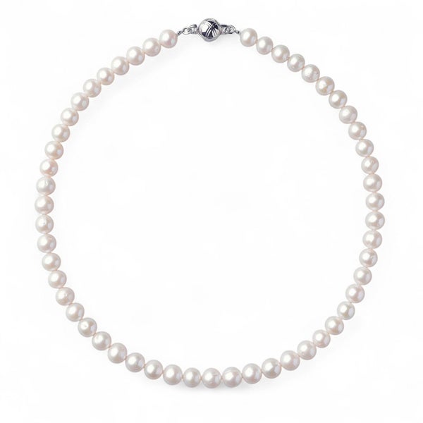 淡水真珠 ネックレス7.5-8.0mm　ホワイト