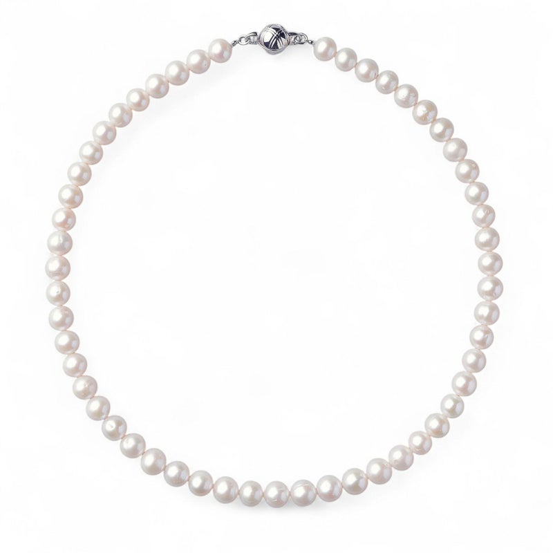 淡水真珠 ネックレス7.5-8.0mm　ホワイト