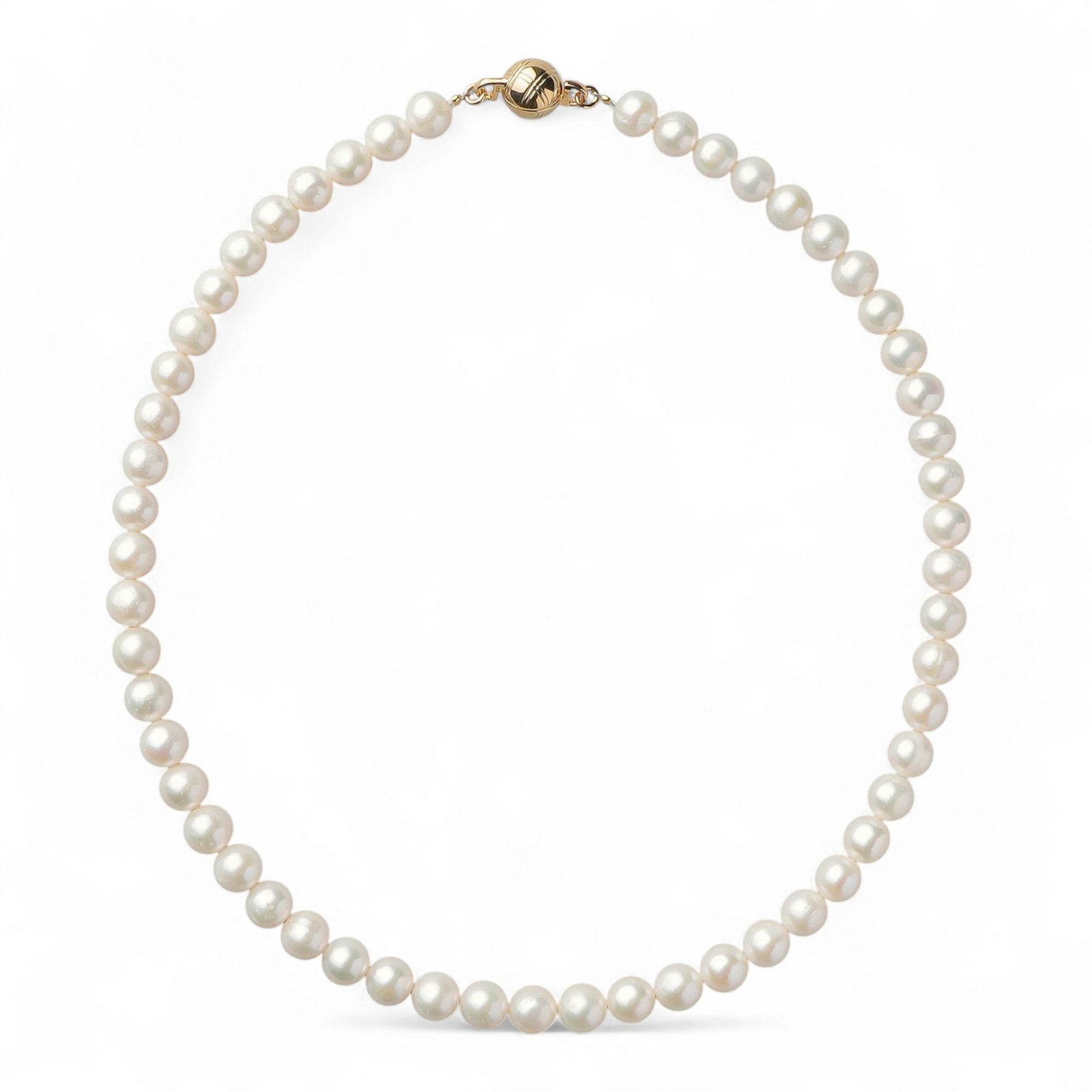 淡水真珠 ネックレス7.5-8.0mm　ホワイト