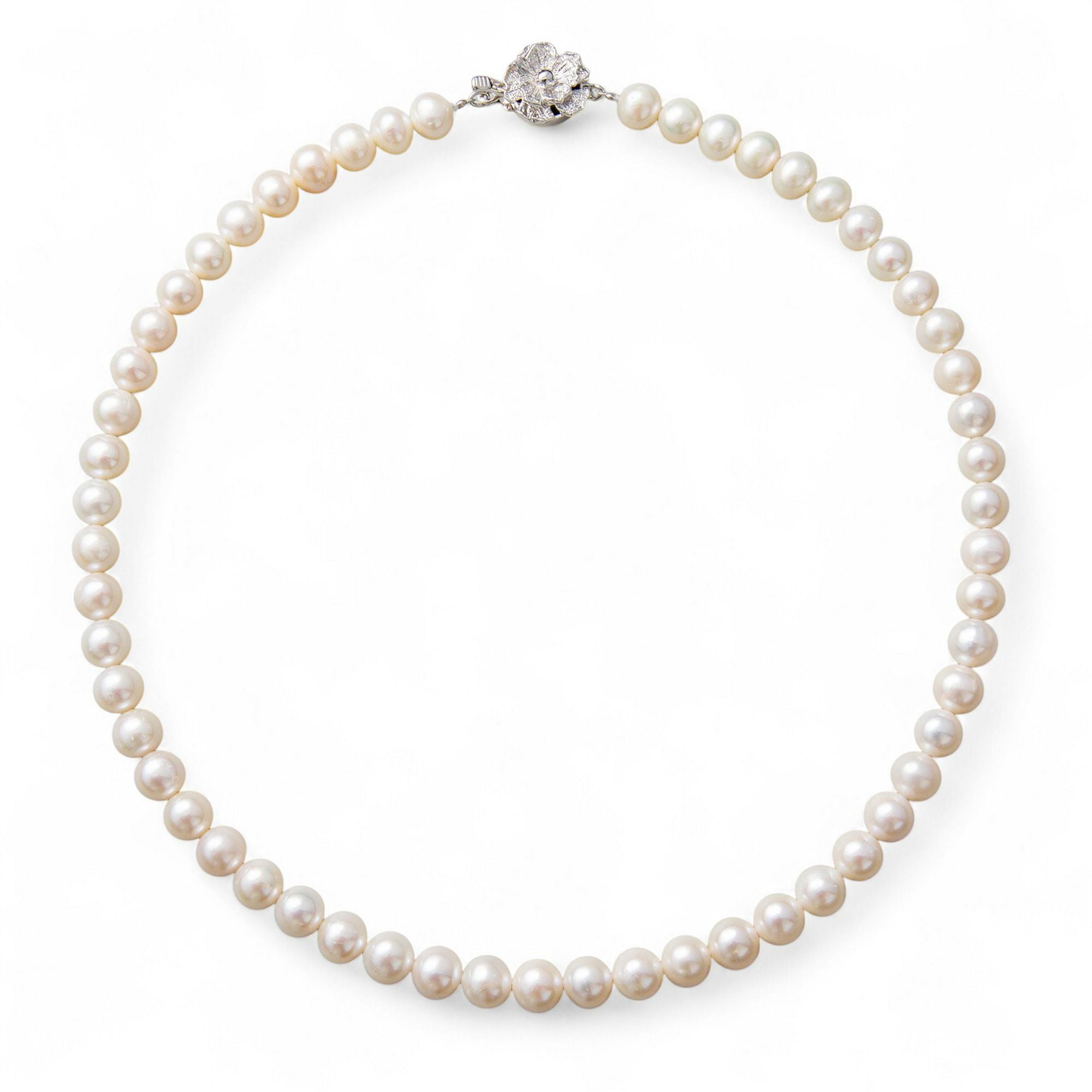 淡水真珠 ネックレス7.5-8.0mm ホワイト | 淡水真珠ネックレス