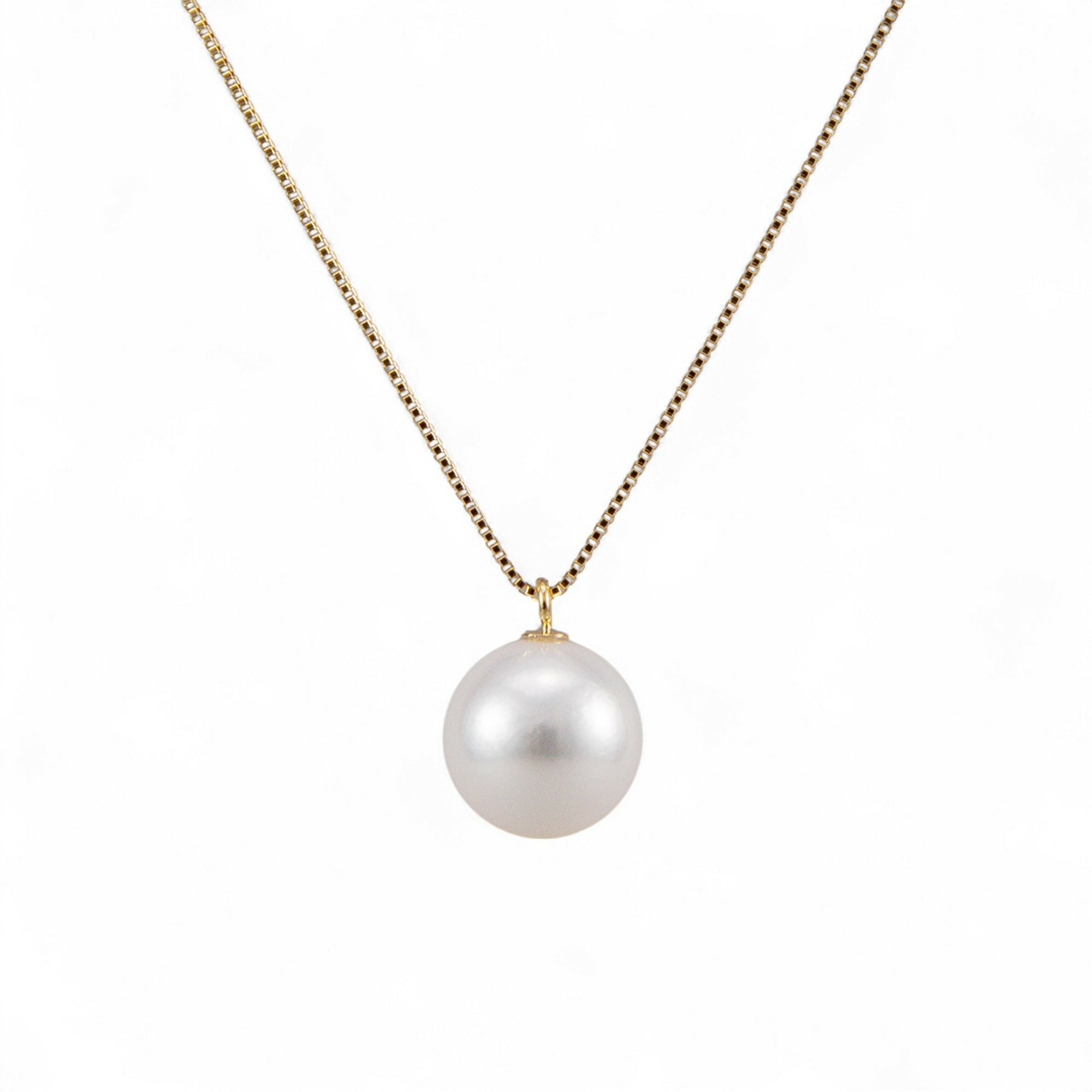あこや真珠 1粒 ペンダント8.0-8.5mm K18WG/K18YG | あこや真珠ペンダント