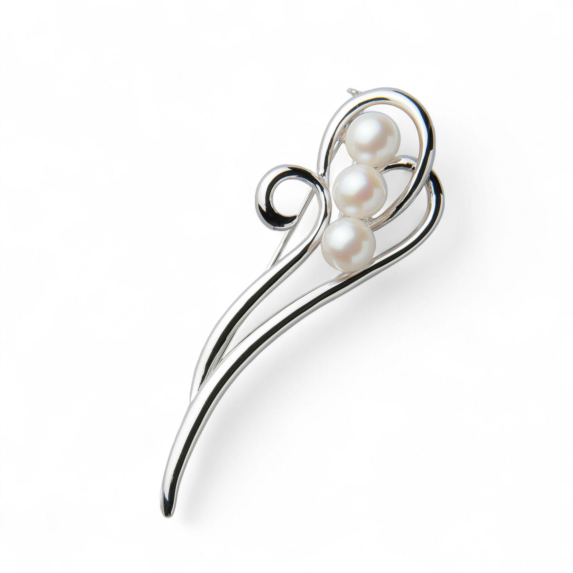 Tahitian+ タヒチ黒蝶真珠 ブローチ 11mmUP SV925 | パールブローチ