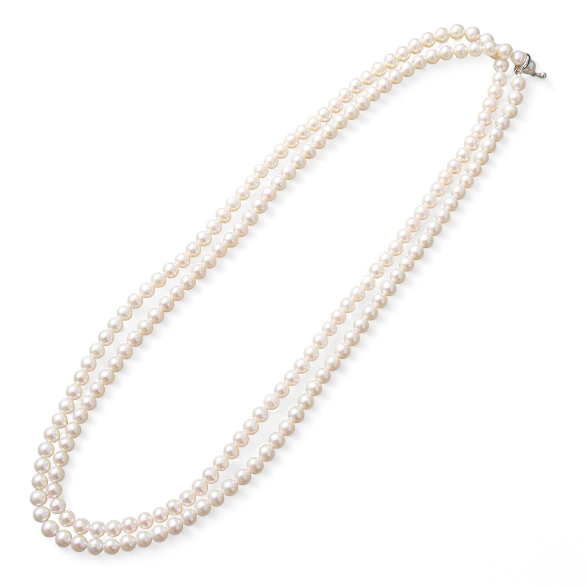 WEB限定】淡水真珠 ロングネックレス 6.5-7.0mm 120cm | 淡水真珠