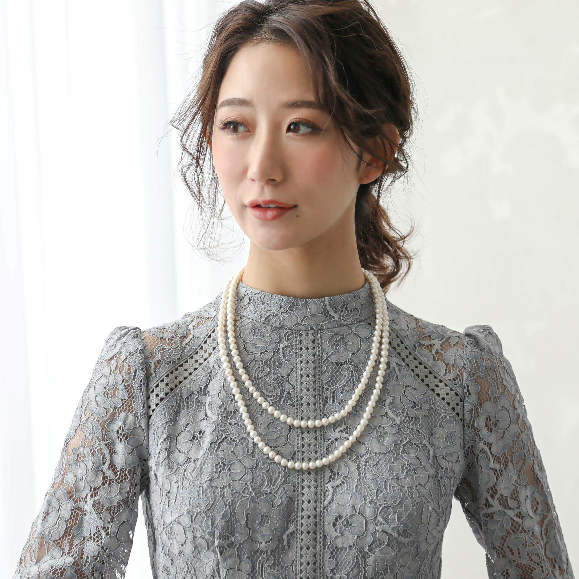 WEB限定】淡水真珠 ロングネックレス 6.5-7.0mm 120cm | 淡水真珠