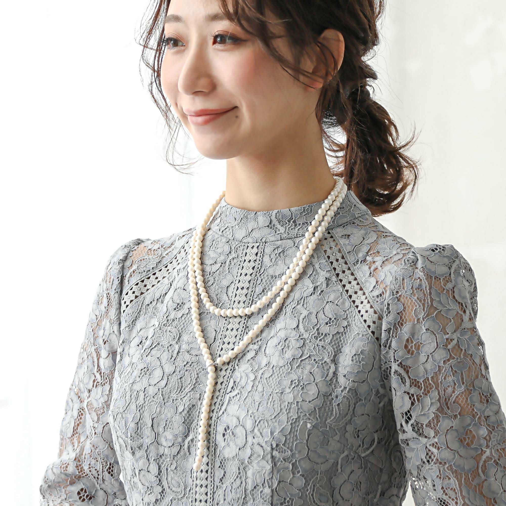 WEB限定】淡水真珠 ロングネックレス 6.5-7.0mm 120cm | 淡水真珠