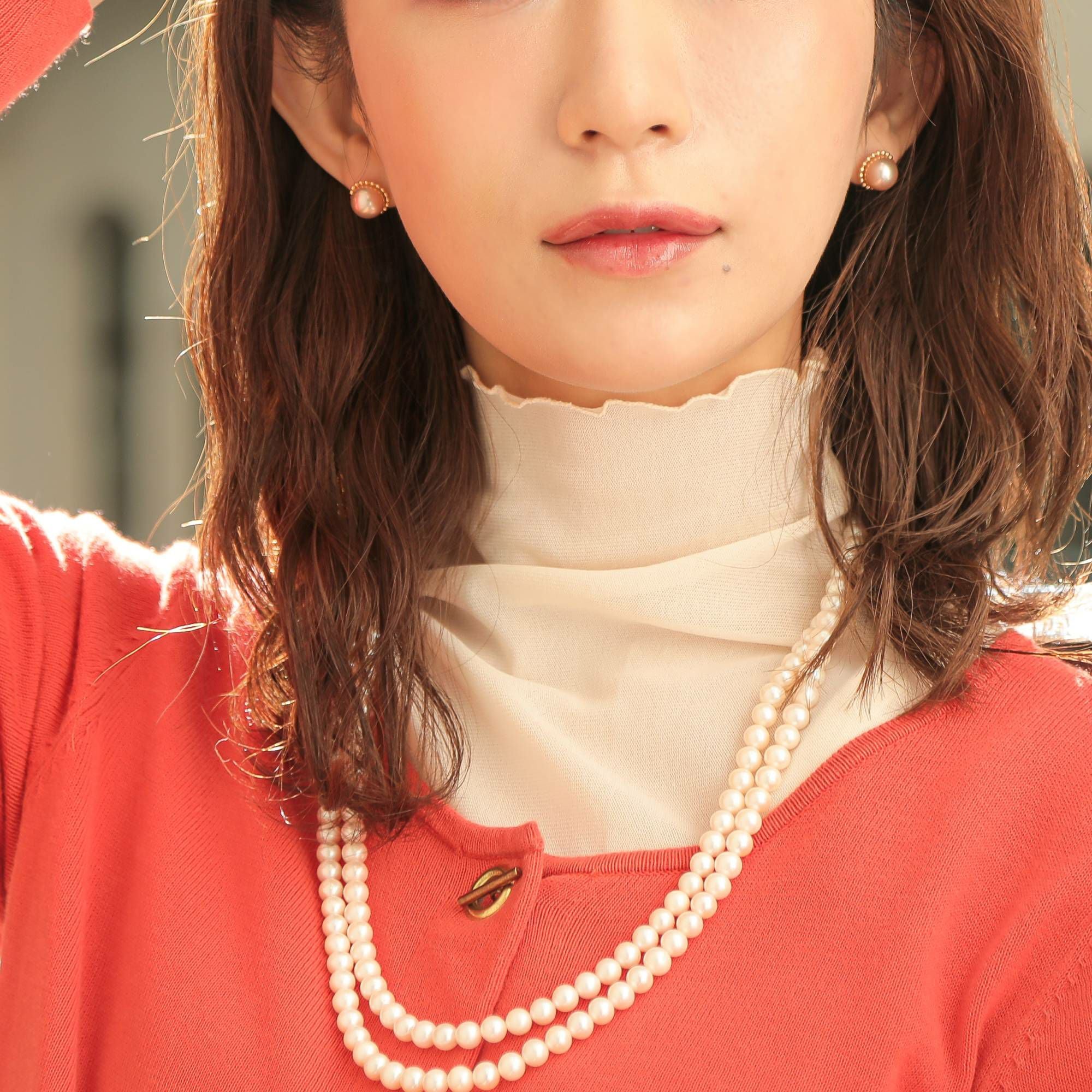 WEB限定】淡水真珠 ロングネックレス 6.5-7.0mm 120cm | WSP（ダブル