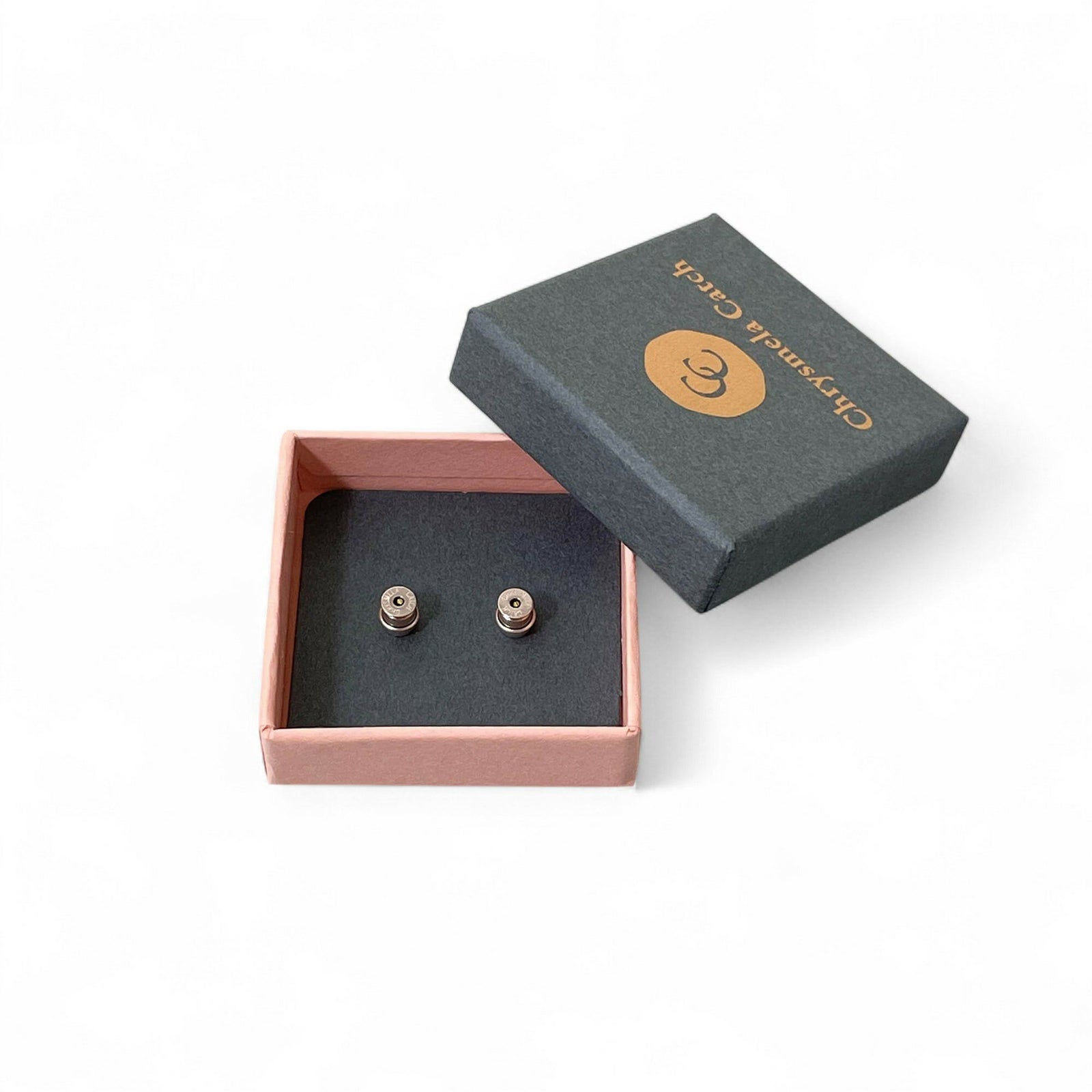 【ネコポス送料無料】クリスメラキャッチ（ペア売り/両耳分）全3色 落ちにくいピアスキャッチ！特許取得　安心医療用素材 [n3]（ピアスキャッチ クリスメラ）（真珠 パールピアス）