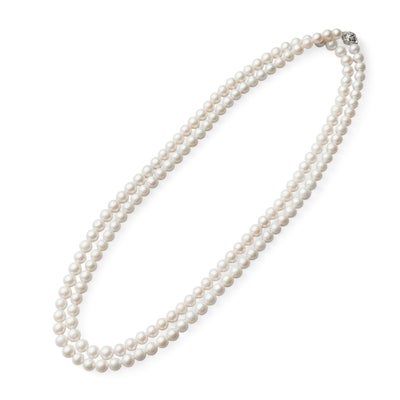 淡水真珠 ロングネックレス7-8mm 120cm