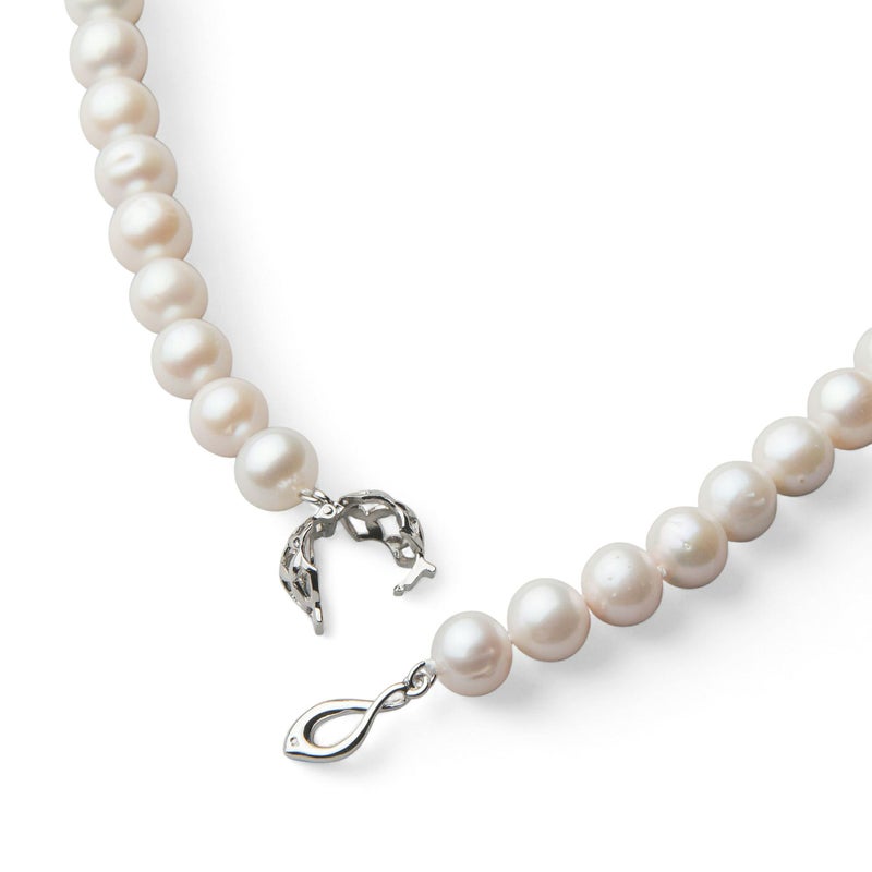 淡水真珠 ロングネックレス7-8mm 120cm