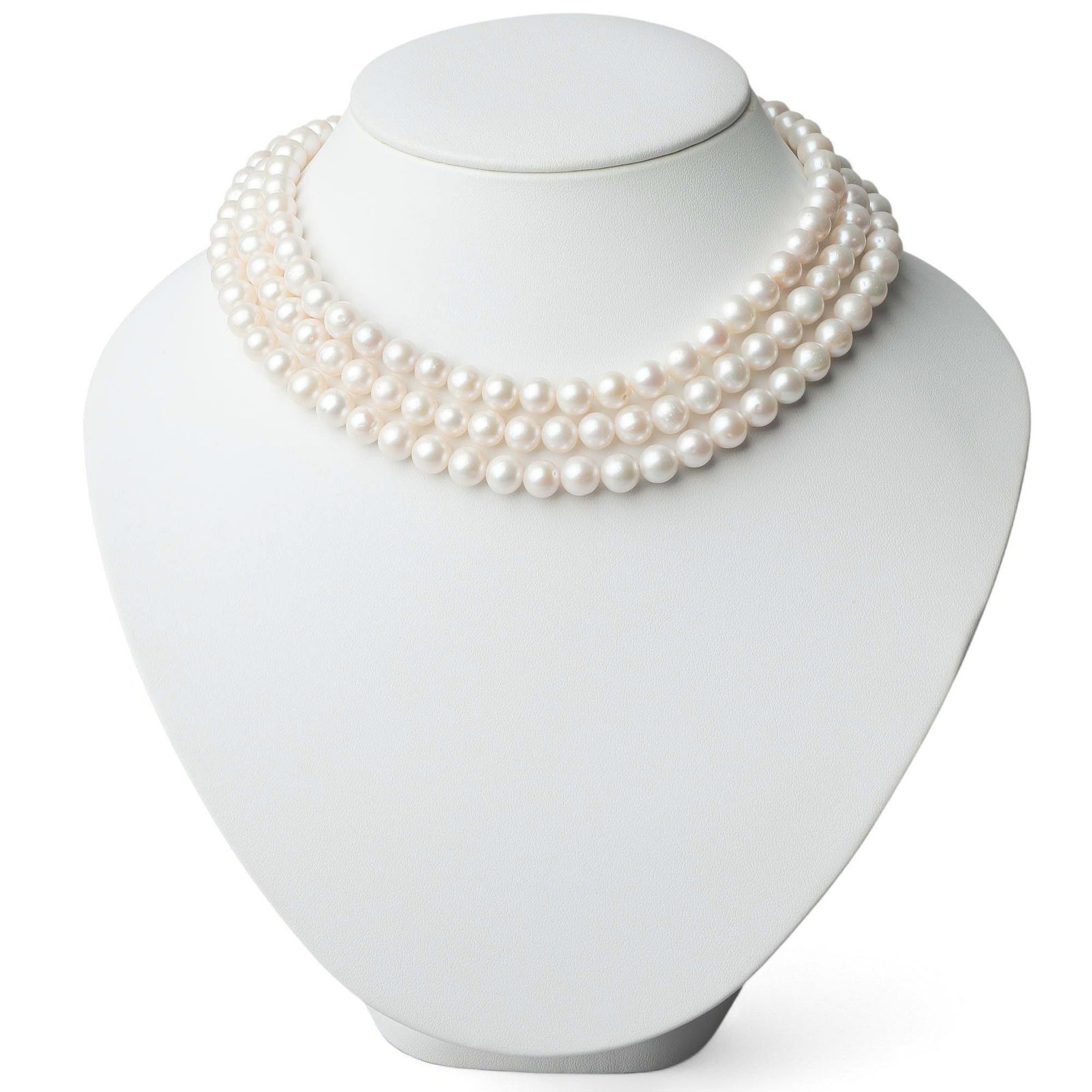 淡水真珠 ロングネックレス7-8mm 120cm