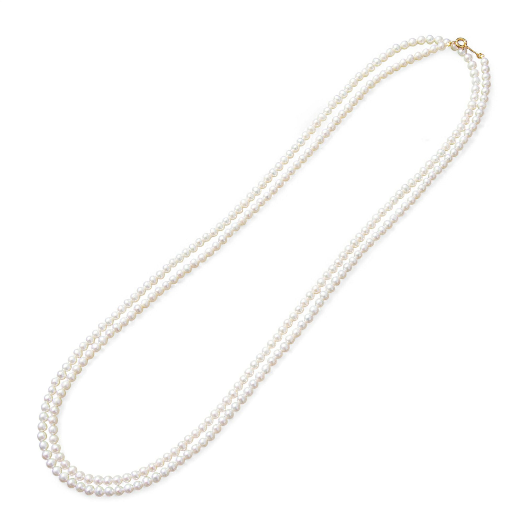 淡水真珠 ロングネックレス