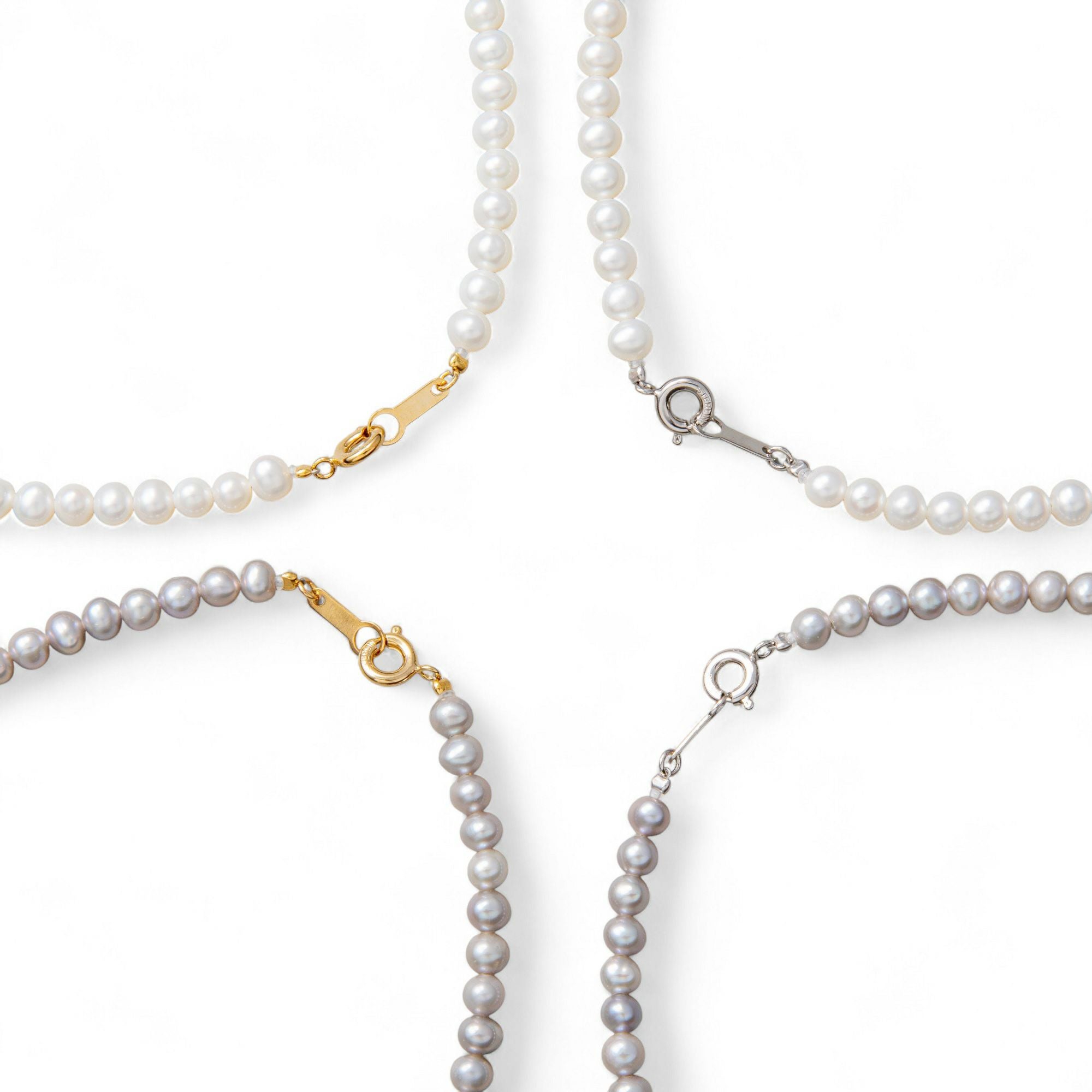 WEB限定】淡水真珠 ロングネックレス 4.0-5.0mm 80cm | 淡水真珠ネックレス