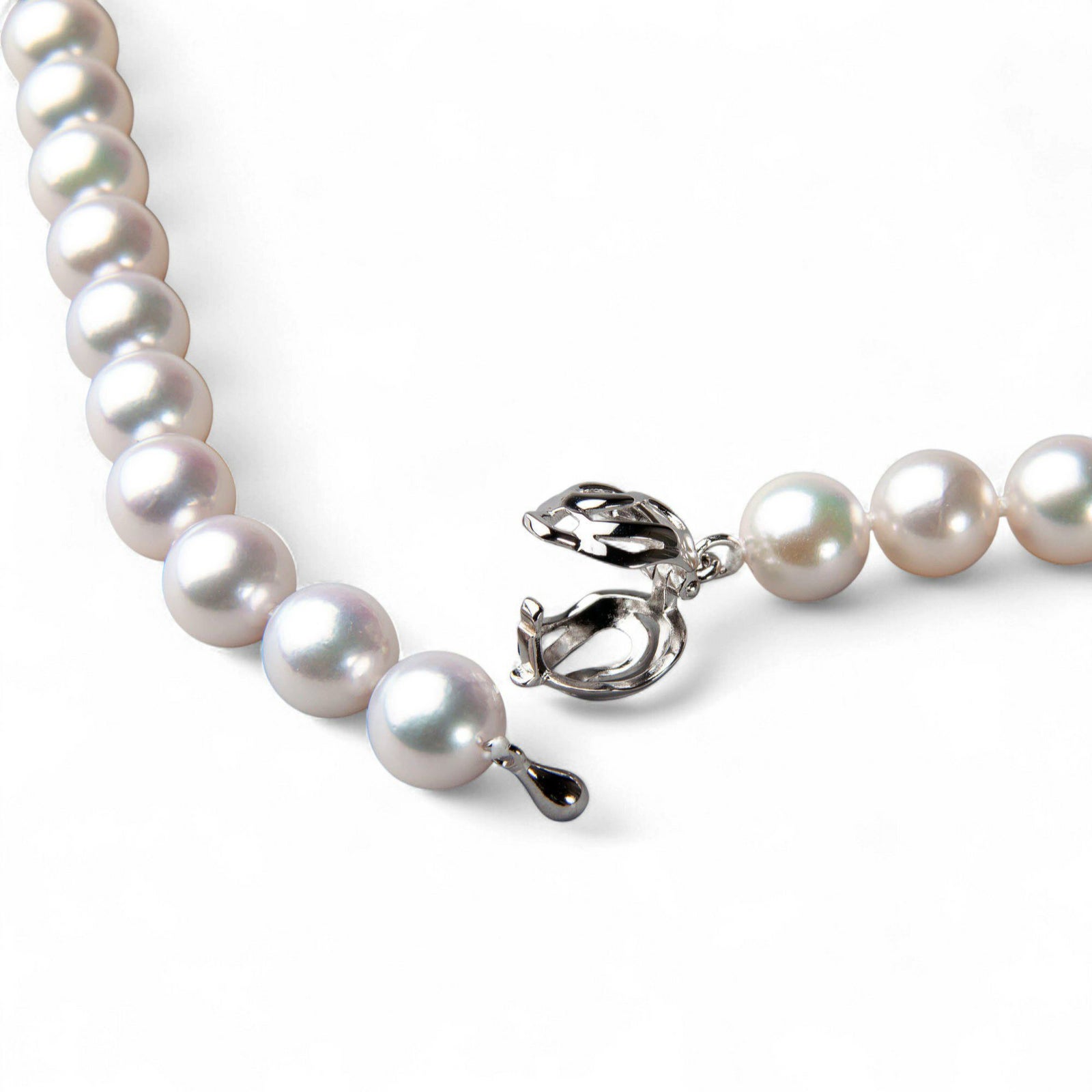 花珠真珠 ロングネックレス  80cm 7.5-8.0mm ≪グッドクオリティ花珠≫ AAA 花珠鑑別書付 ロングパールネックレス[80cm ロング][n5][1-5216]（真珠ネックレス アコヤ真珠 本真珠 高品質 ）（冠婚葬祭 フォーマル  パーティー 入学式 卒業式 厄除け）