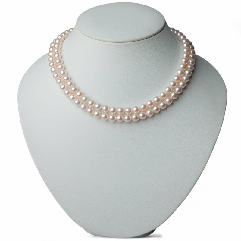 花珠真珠 ロングネックレス7.0-7.5mm -GOOD Quality-