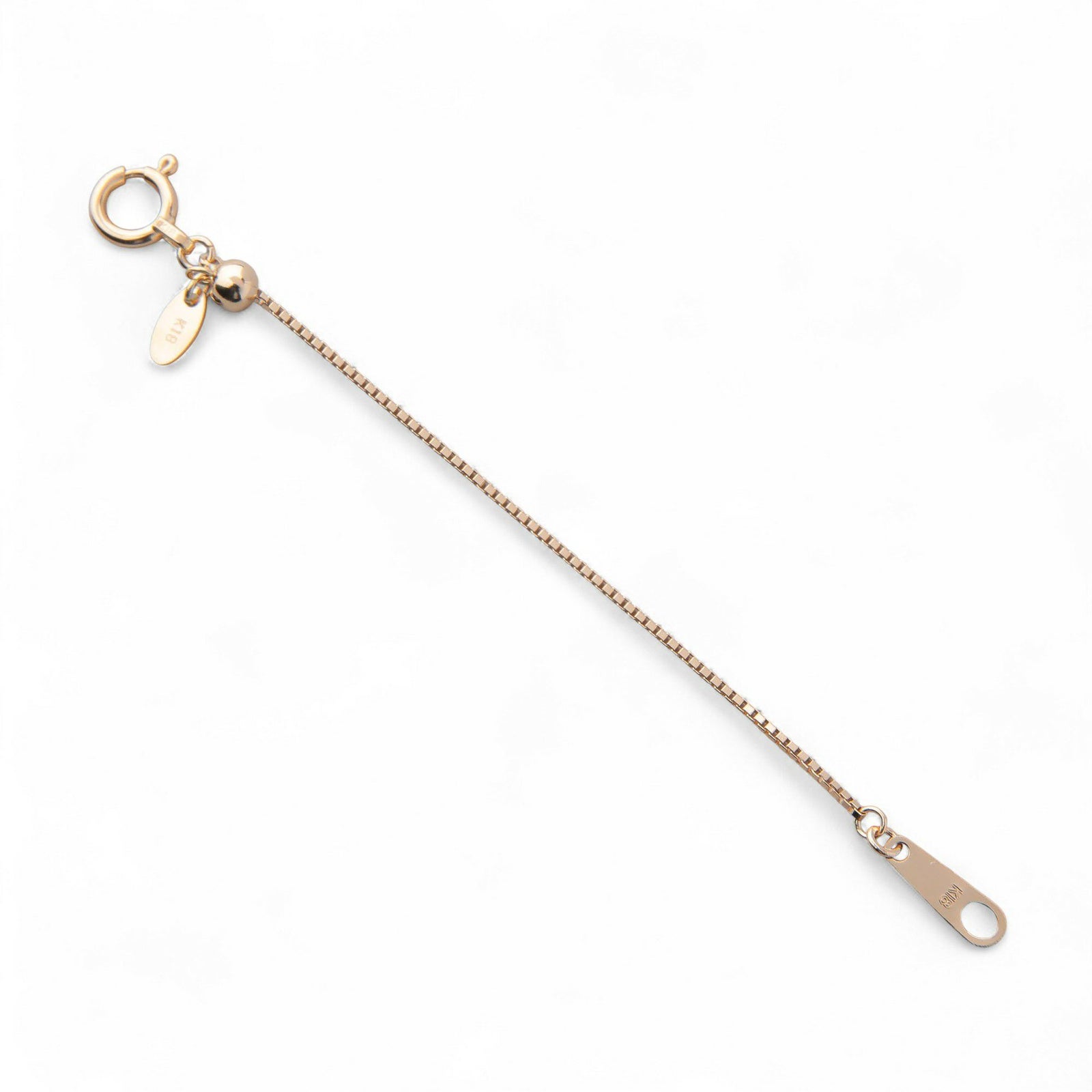 アジャスター チェーン最長6cm　K18WG/YG/PG
