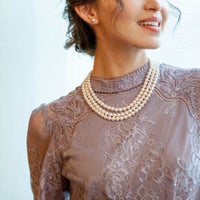あこや真珠 3連 ネックレス7.5-8.0mm 多連 | WSP（ダブルエスピー 