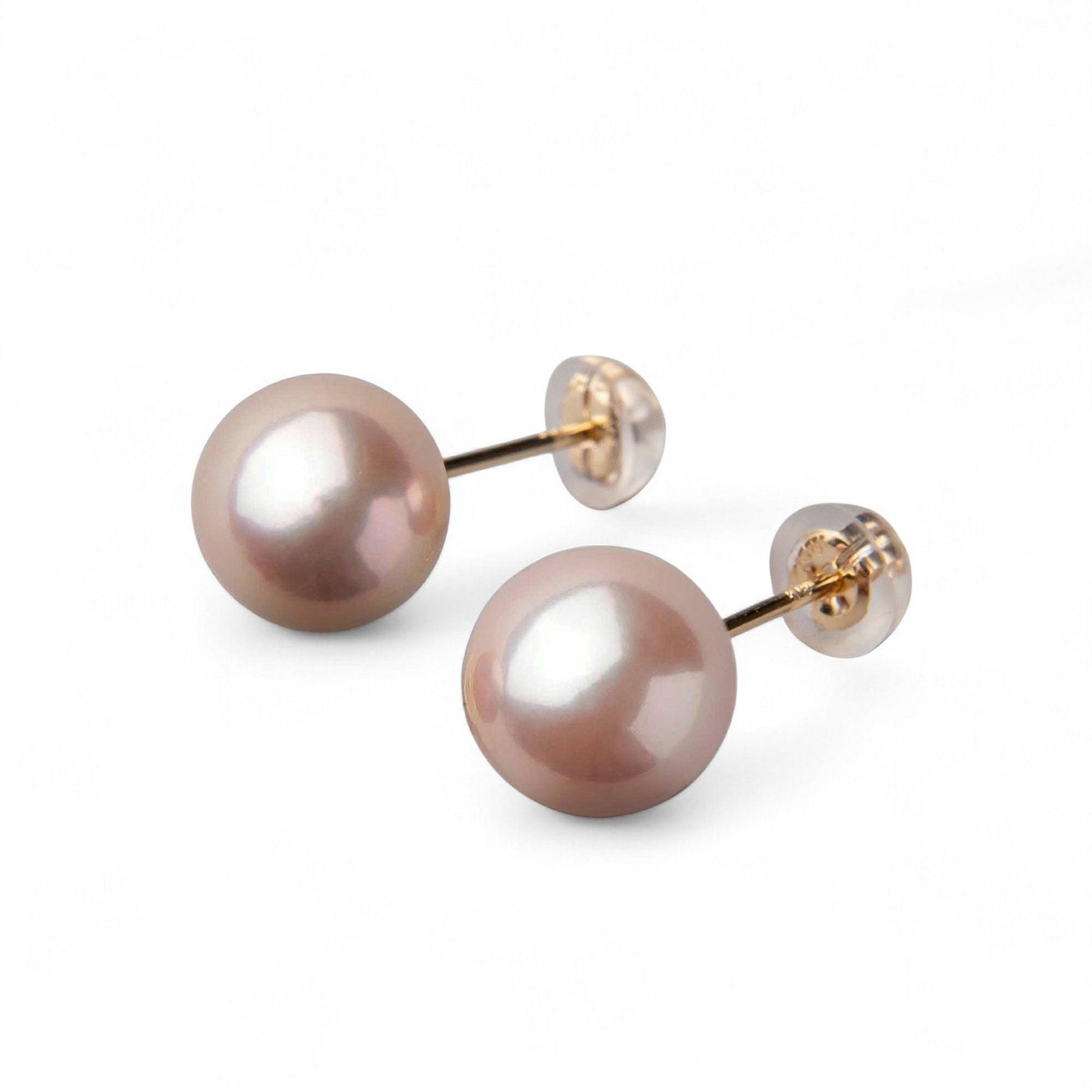 WEB限定】Bubble 淡水真珠 ピアス ピンク 8.5mmUP K14WG/K18YG | 淡水