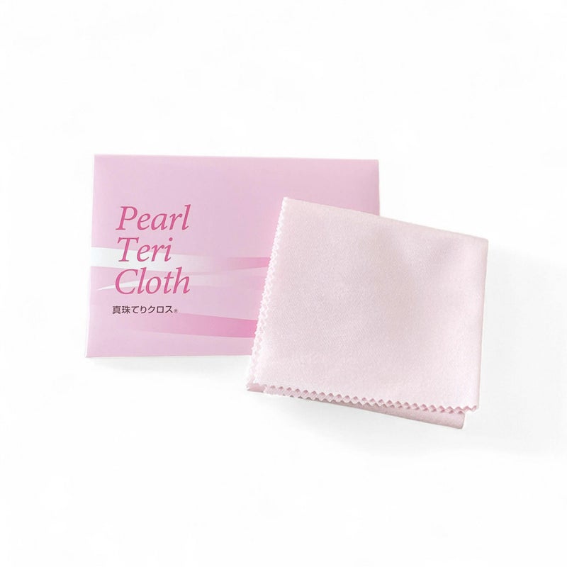 真珠お手入れクロスセット(真珠てりクロス＆真珠リフレッシュクロス) ～真珠のお手入れ用に～ [同梱にオススメ][n2] （パール ジュエリー アフターケア クロス）